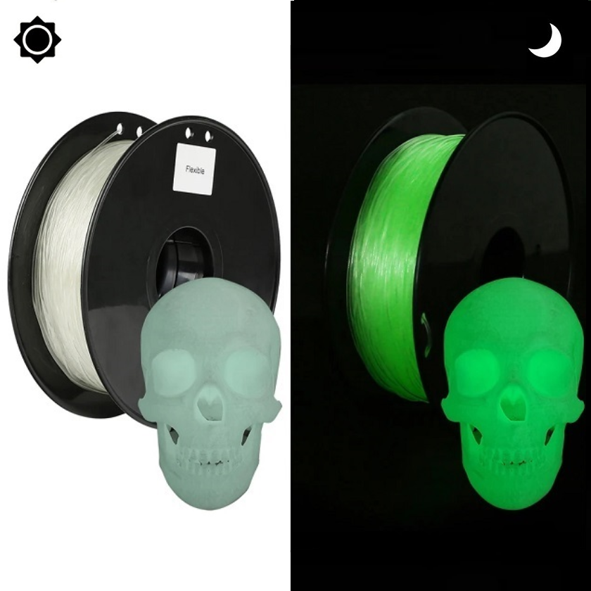 Tpu Flexible Filament - خيوط مضيئة مرنة بولي يوريثان 1.75