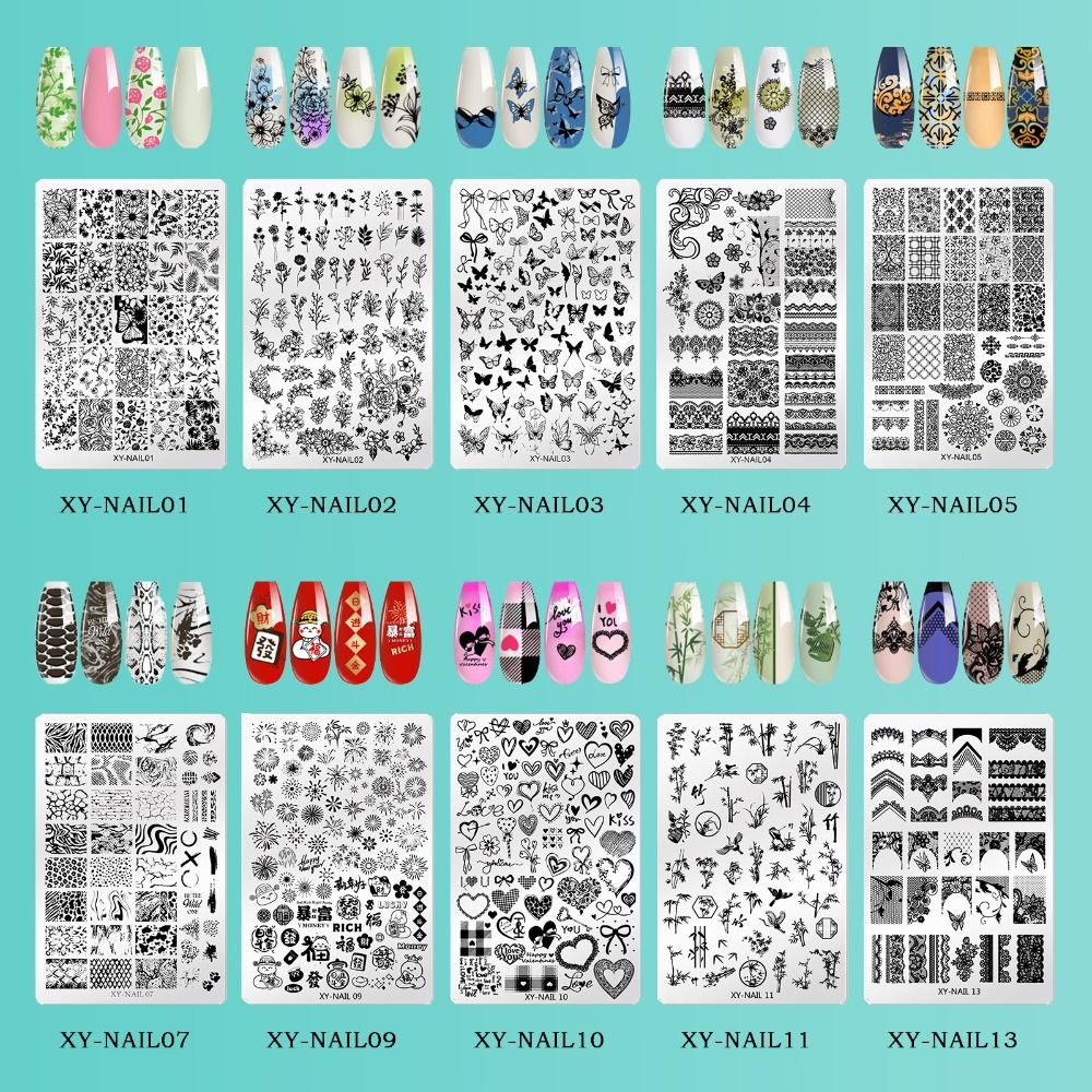 3D Printing Templates Free - قالب طباعة أظافر جديد من الفولاذ