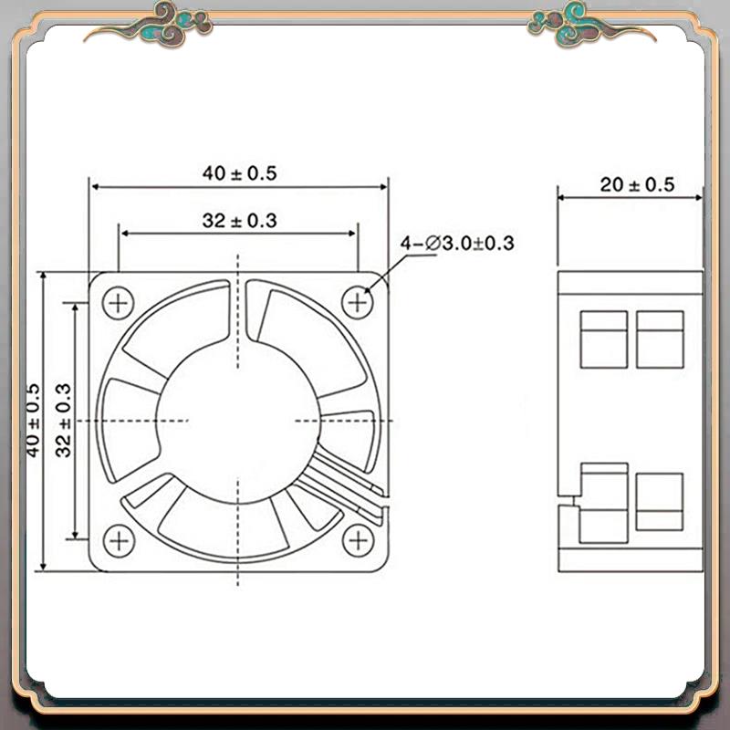 دائم 3X ثلاثية الأبعاد جزء من  - مراجعة Cooling Fan 40Mm 3D وسعره