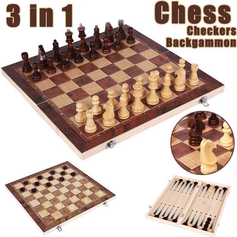 لوحة شطرنج 3 في 1، لوحة ألعاب  - مراجعة 3D Printing Chess وسعره