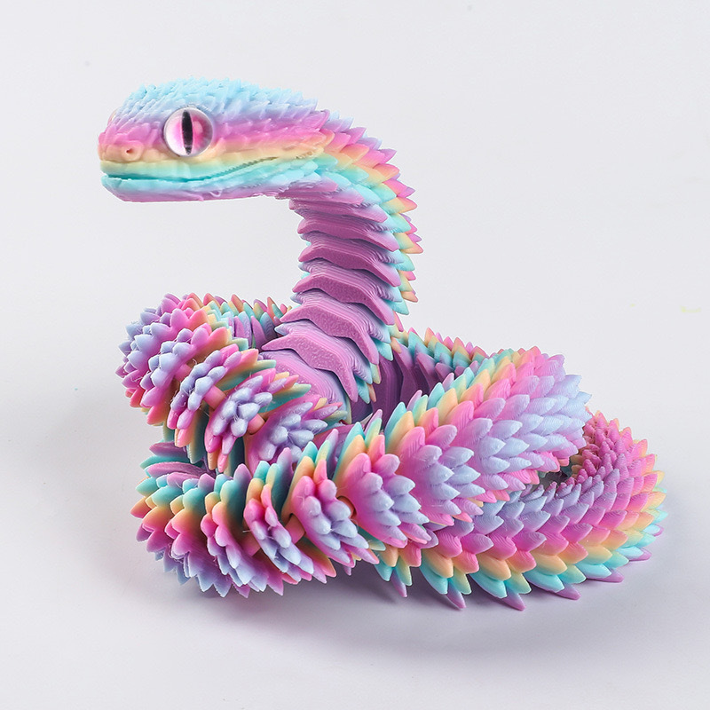تمثال ثعبان واقعي ثلاثي الأبعا - مراجعة 3D Printing Idea وسعره