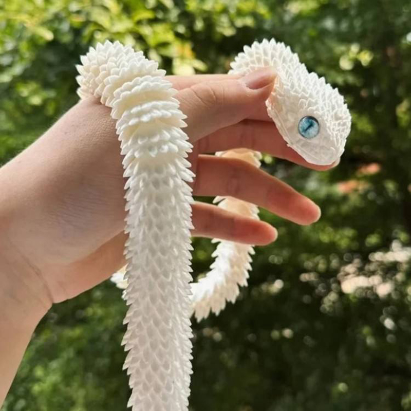 تمثال ثعبان واقعي ثلاثي الأبعا - مراجعة 3D Printing Idea وسعره