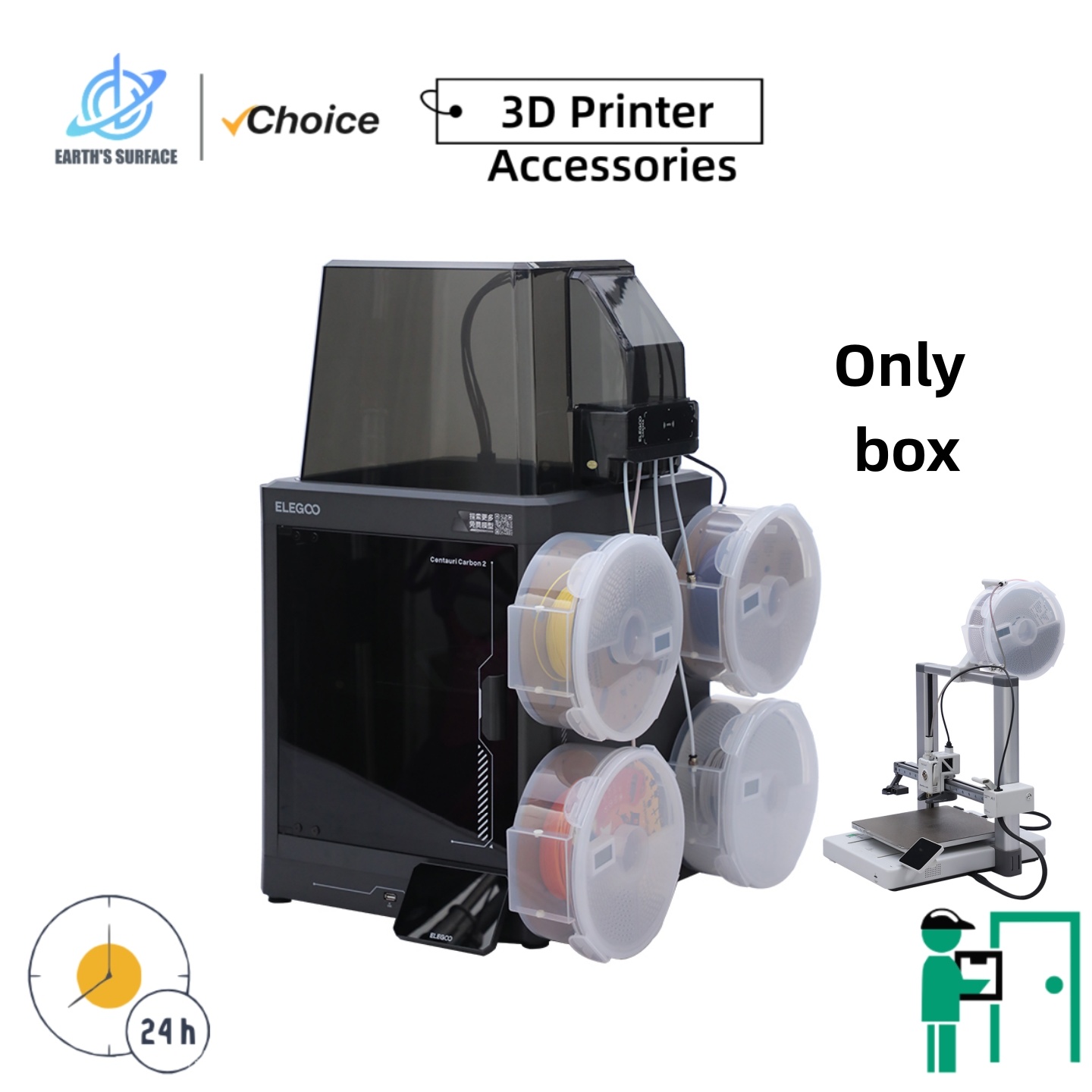 صندوق تخزين خيوط الطباعة ثلاثي - مراجعة 3D Printing Housing وسعره