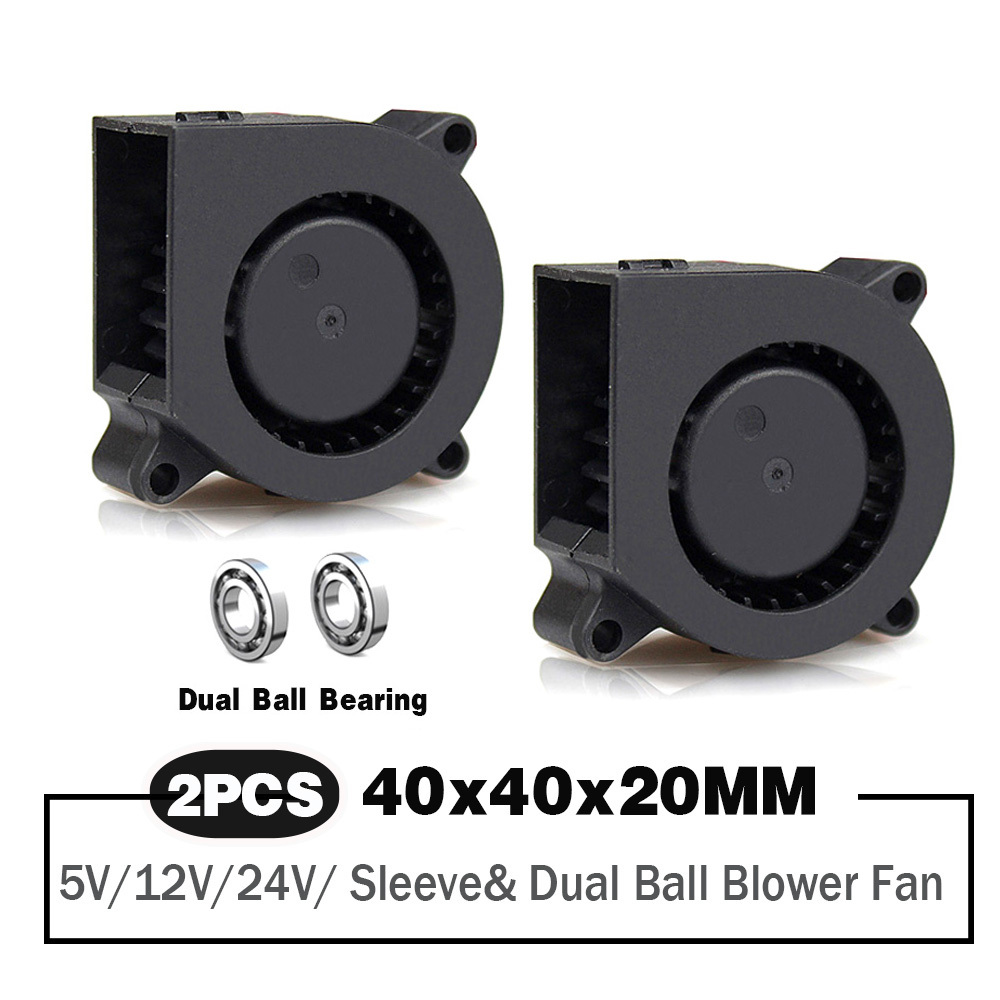 2 قطع 40 مللي متر مروحة نفخ 40 - مراجعة Cooling Fan 40Mm 3D وسعره