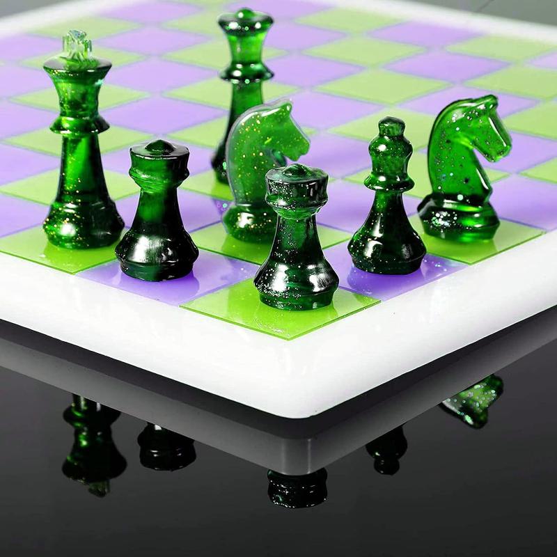 قالب طقم شطرنج من الراتنج مع ل - مراجعة 3D Printing Chess وسعره