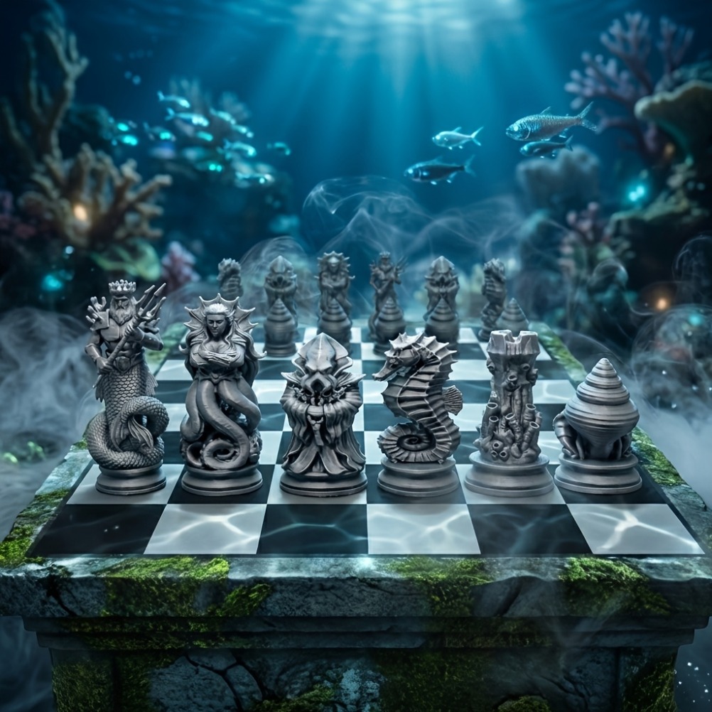 مجموعة شطرنج بتصميم أسطورة الم - مراجعة 3D Printing Chess وسعره