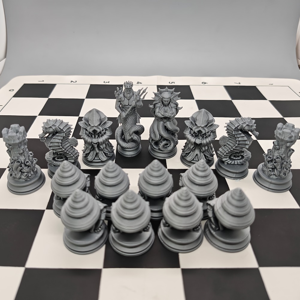 مجموعة شطرنج بتصميم أسطورة الم - مراجعة 3D Printing Chess وسعره