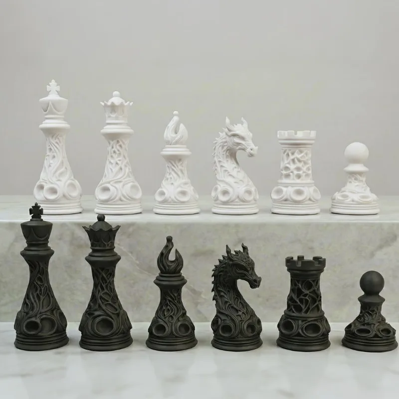 مجموعة شطرنج من 32 قطعة مصنوعة - مراجعة 3D Printing Chess وسعره