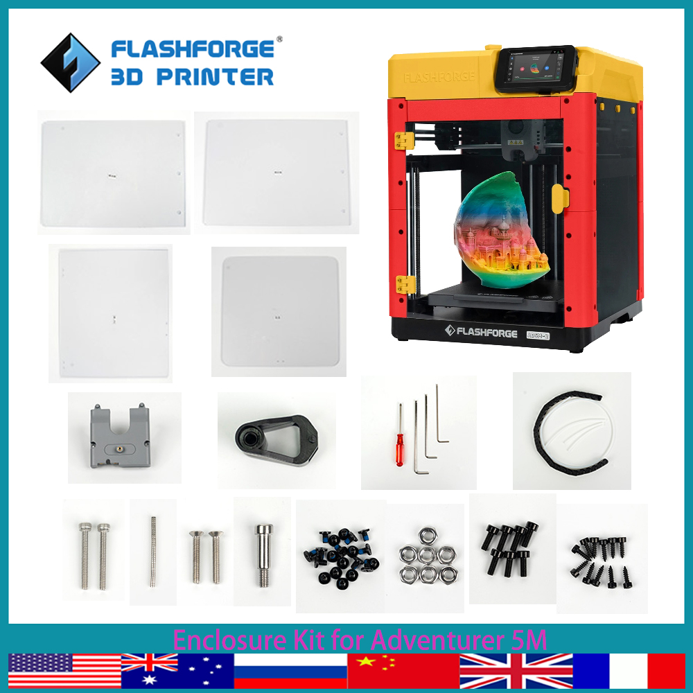 مجموعة لوحة الضميمة FLASHFORGE - مراجعة Enclosure 3D Printing وسعره