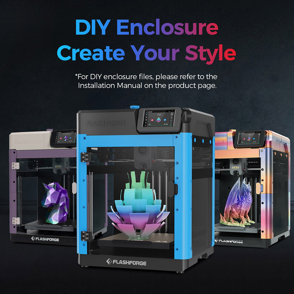 مجموعة لوحة الضميمة FLASHFORGE - مراجعة Enclosure 3D Printing وسعره