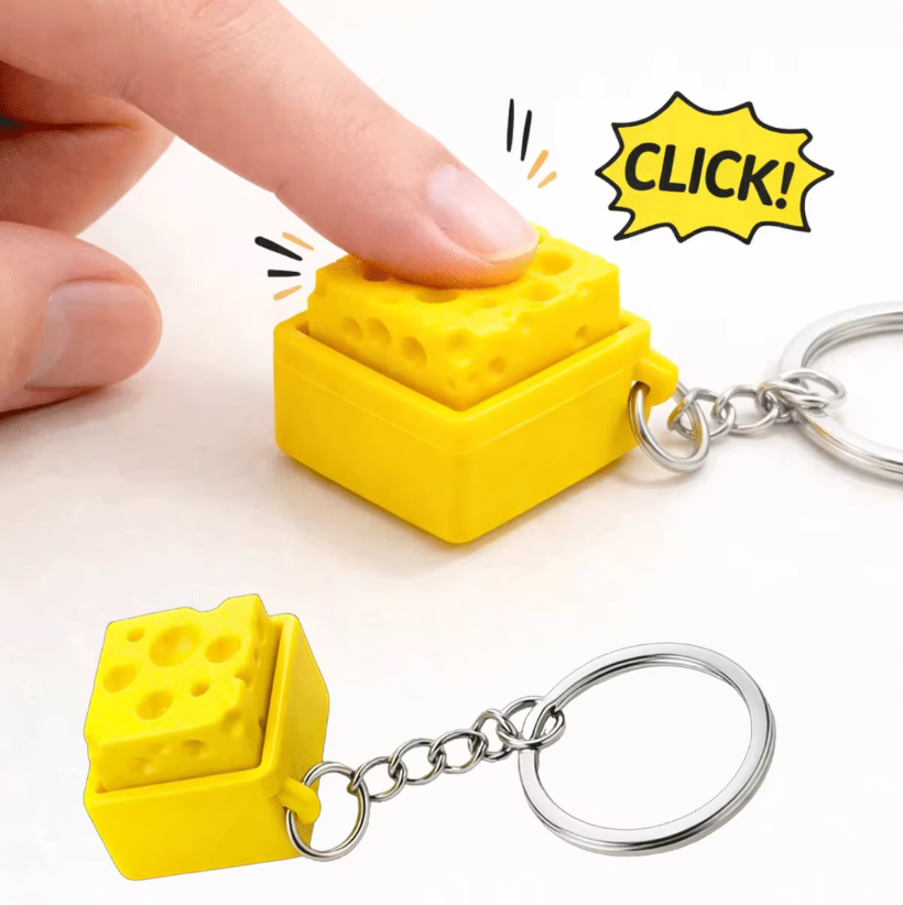 سلسلة مفاتيح بتصميم جهاز تحكم  - مراجعة 3D Printing Idea وسعره