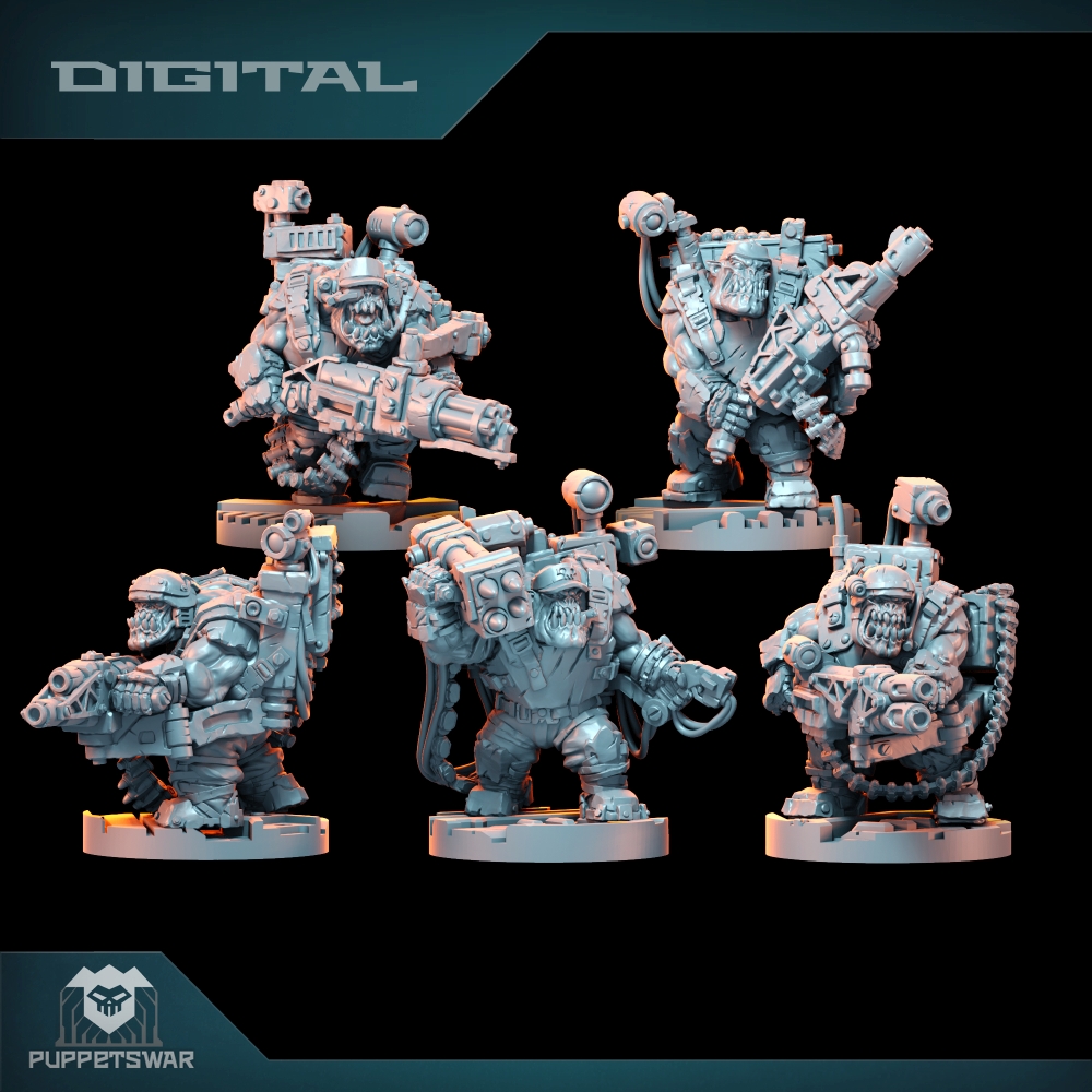 Orc Ultimate Badasses Squad، ش - مراجعة 3D Printing Idea وسعره