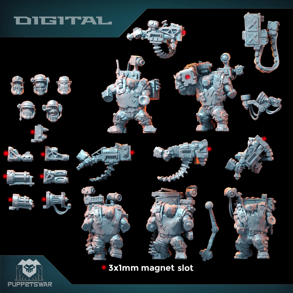 Orc Ultimate Badasses Squad، ش - مراجعة 3D Printing Idea وسعره