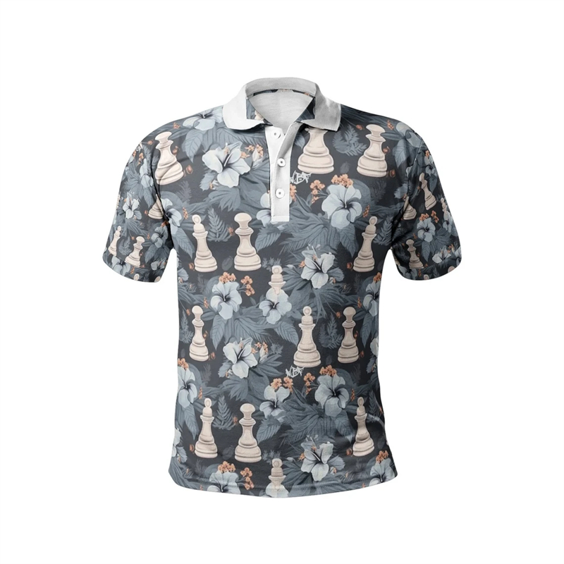 Chess King 3D Print Polo Shirt - مراجعة 3D Printing Chess وسعره
