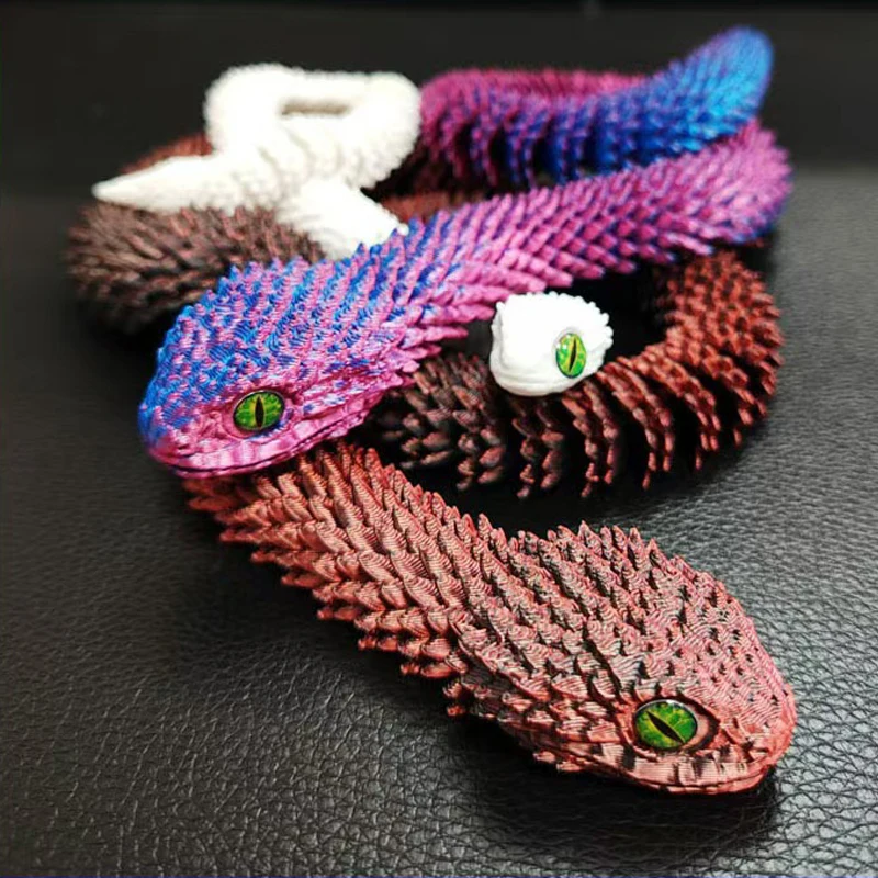 ثلاثية الأبعاد مطبوعة الأفعى ا - مراجعة 3D Printing Idea وسعره