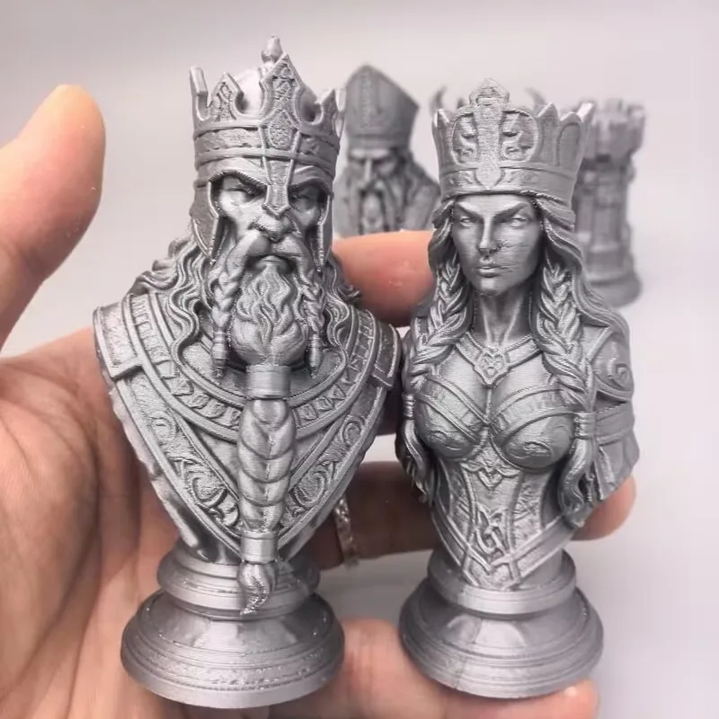 قطع شطرنج مطبوعة بتقنية ثلاثية - مراجعة 3D Printing Chess وسعره