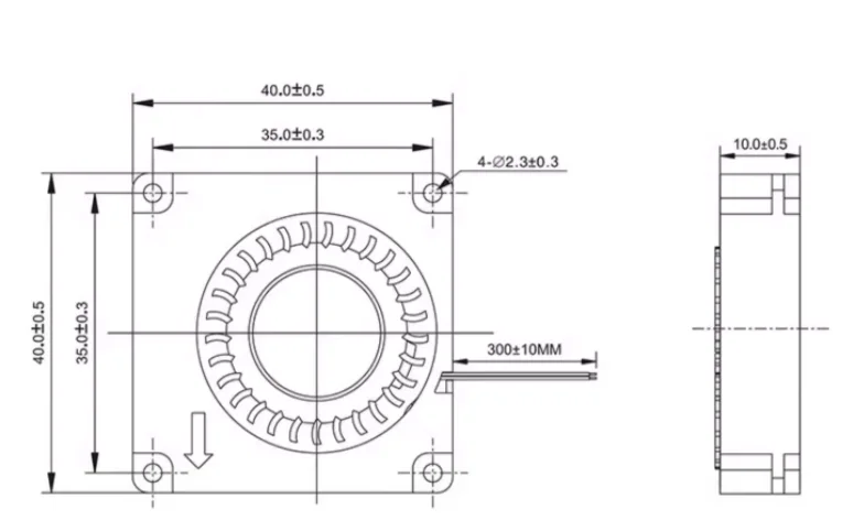 مروحة تبريد توربو للطابعة ثلاث - مراجعة Cooling Fan 40Mm 3D وسعره