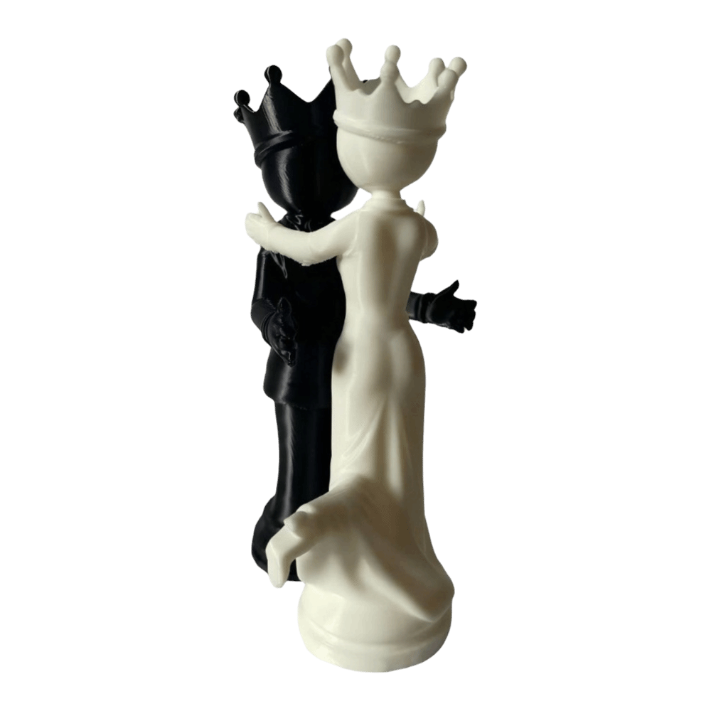 تمثالان لعشاق مطبوعان بتقنية ث - مراجعة 3D Printing Chess وسعره